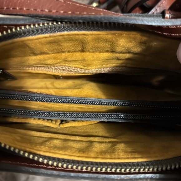 Beautiful Patricia Nash leather bag, never used, non smoking, brown - Picture 3 of 4